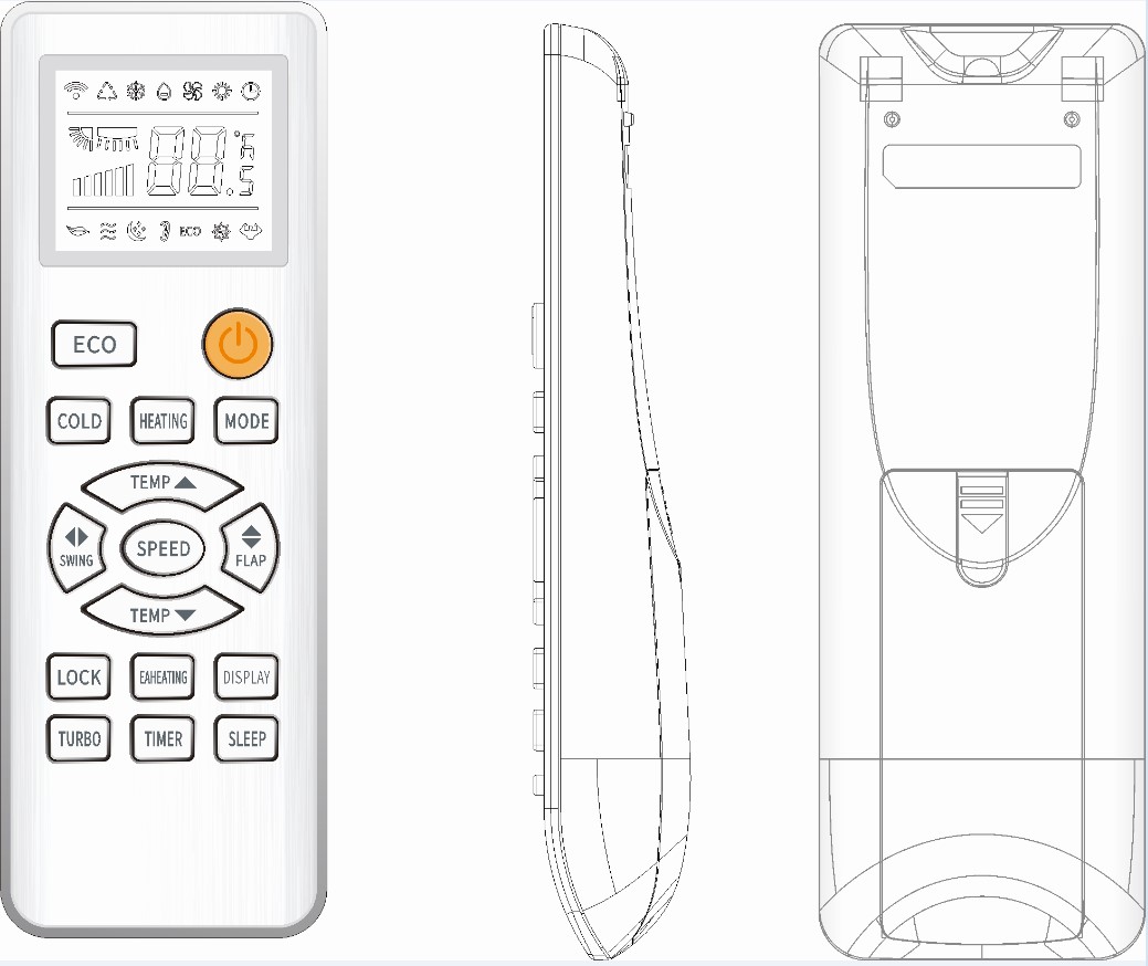 空调遥控器 M502